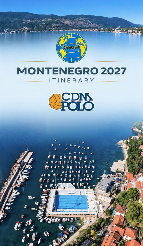 Cover of the CDM Polo &times; GWP Montenegro 2027 itinerary